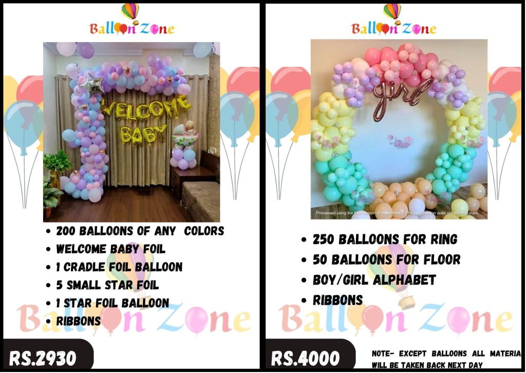 balloon decoration in noida
